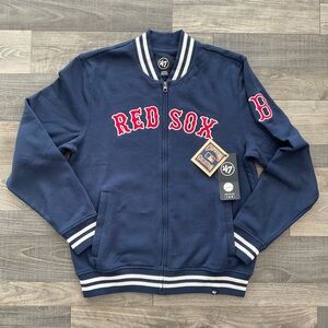 '47 Boston Red Sox Wax Pack Pro Camden Full-Zip Track Jacket Men's MEDIUM Navy